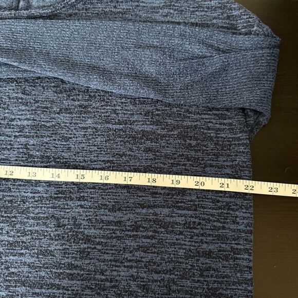 Rag & Bone Jean Top Womens Size Small Blue Long Sleeve Crew Neck High Low Hem - Picture 10 of 11